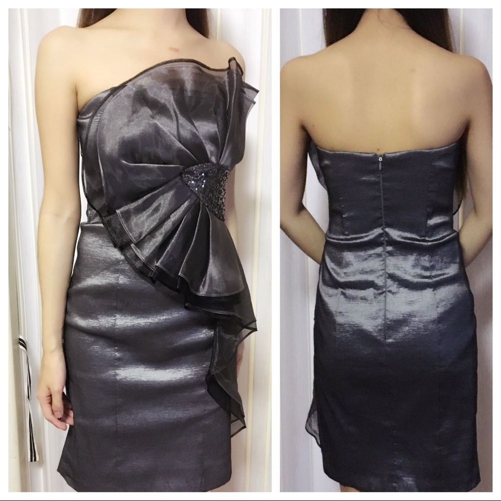 👗 Betsy & Adam Asymmetrical Cocktail Dress